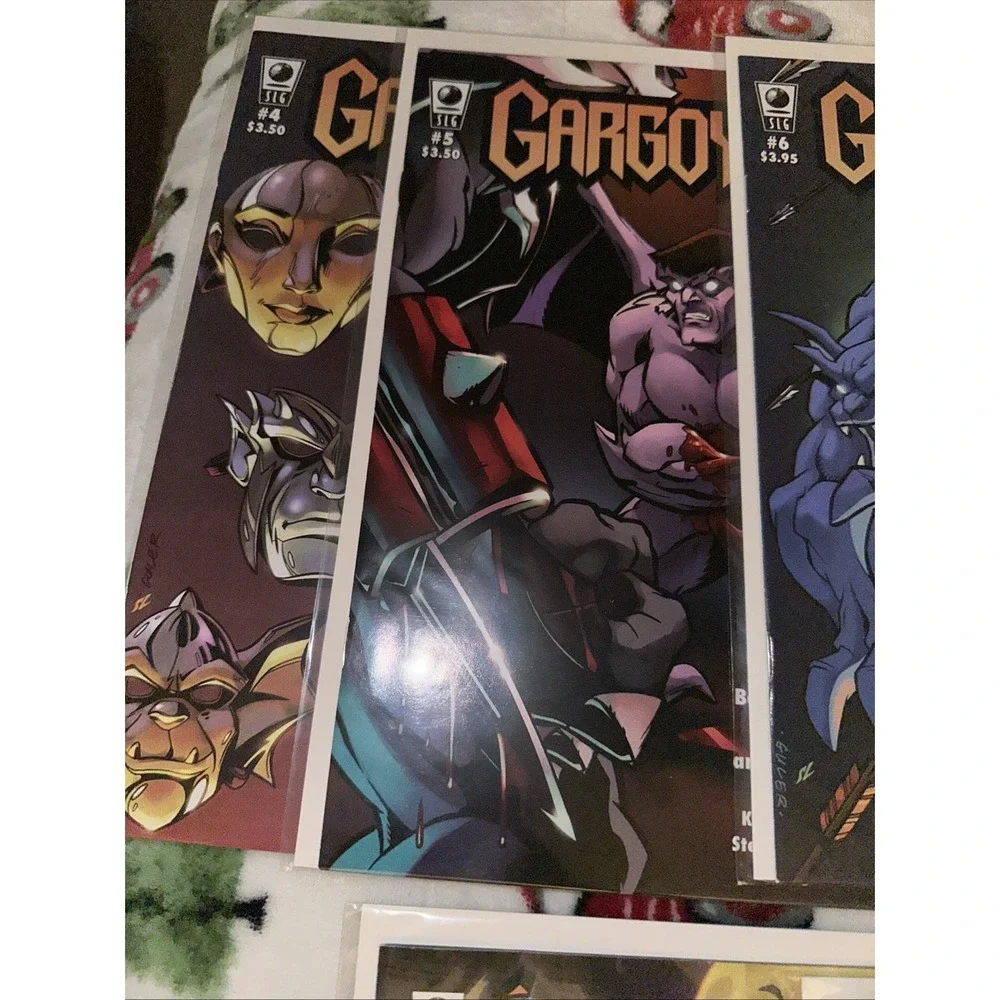 DISNEY'S SLG GARGOYLES 1 2 3 4 5 6 7 8 SLG 2006 + GARGOYLES BAD GUYS 1